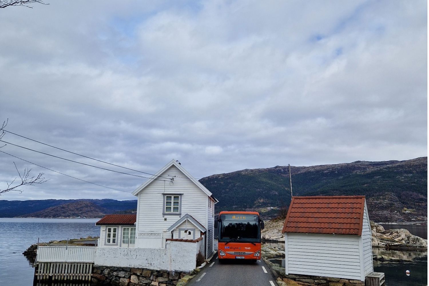 Bilete frå testkøyring ved Nesbø kai. 